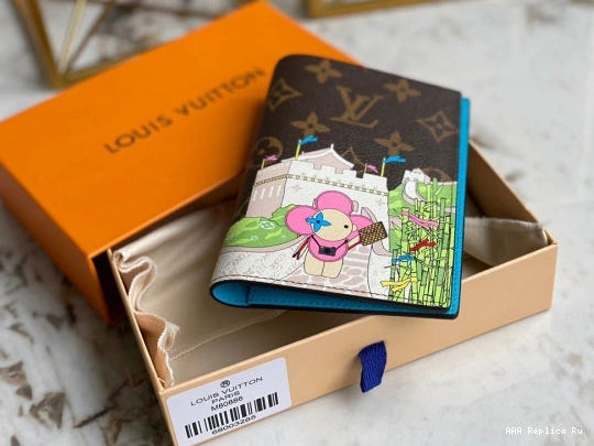 AAA Pruses Bags VUITTON PASSPORT COVER LOUIS 0806